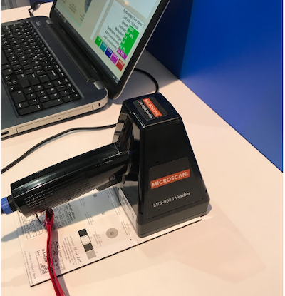 Microscan LVS barcode verifier