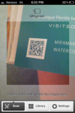 QRganize- QR code reader apps for iPhone