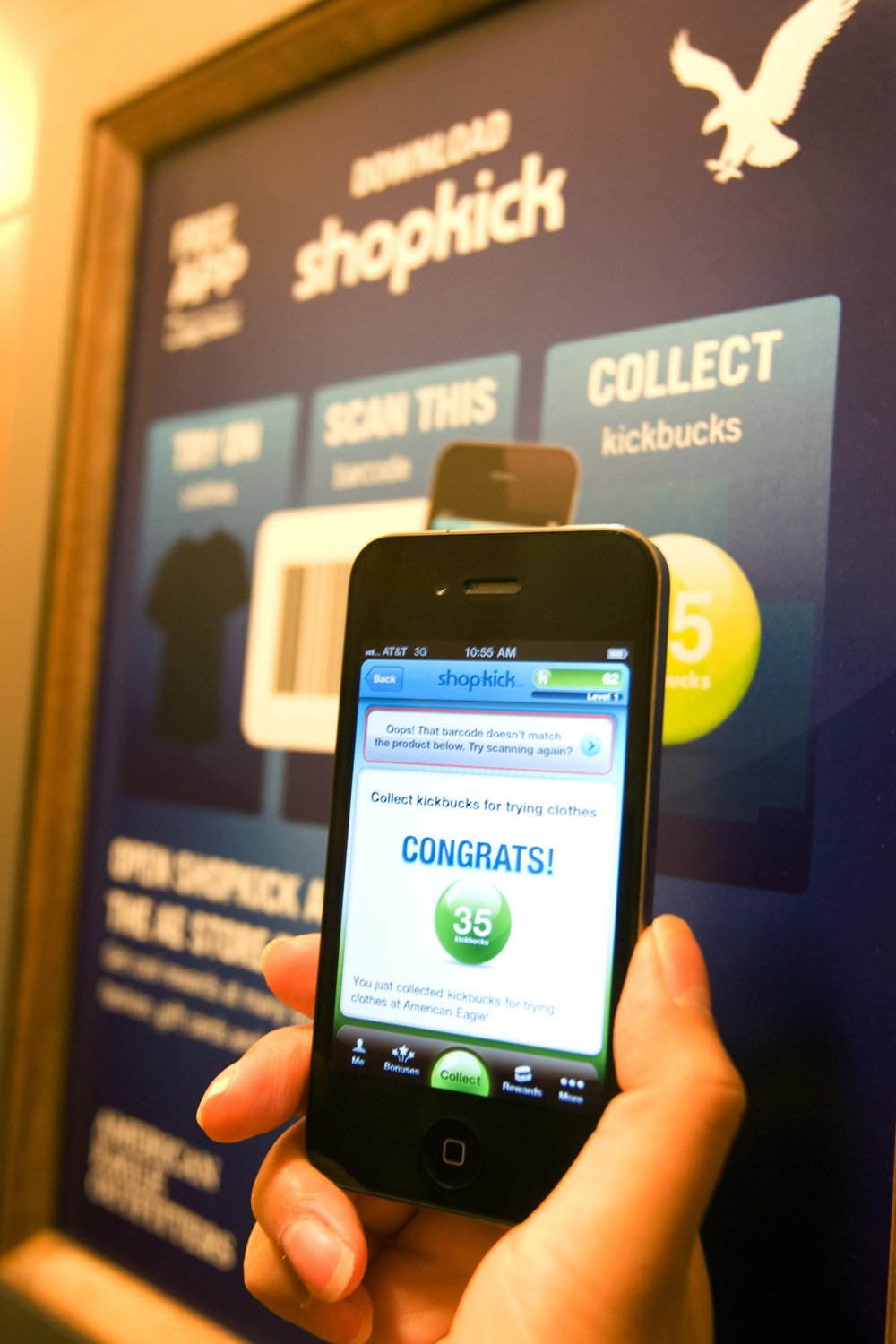 Shopkick mobile bar code app